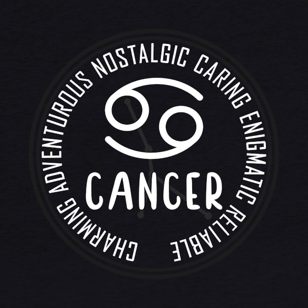 Cancer Sign by LetsBeginDesigns